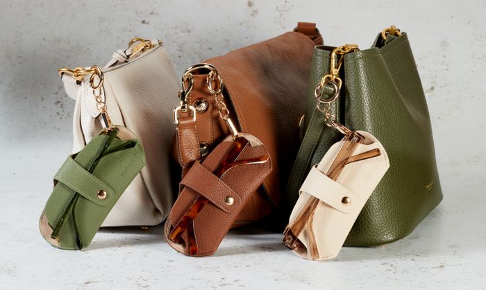 Eyefold - Slim Wrap Glasses Cases with bag chains RRP £8