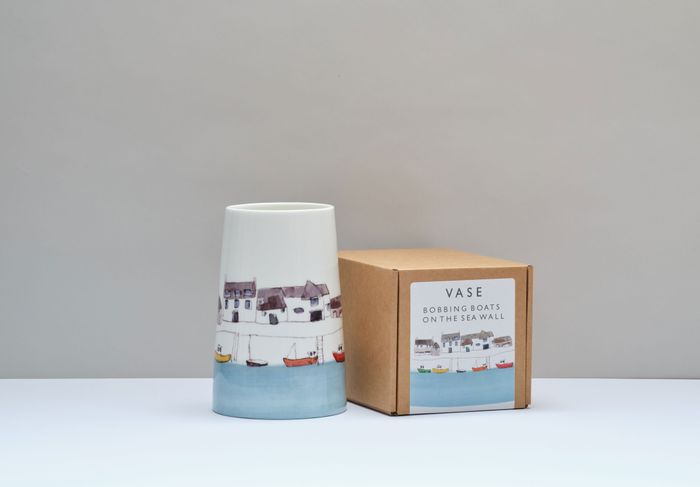 Bobbing Boats on the Sea Wall