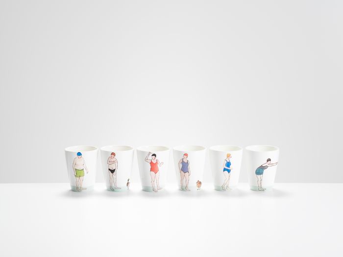 Swimmers Collection beakers