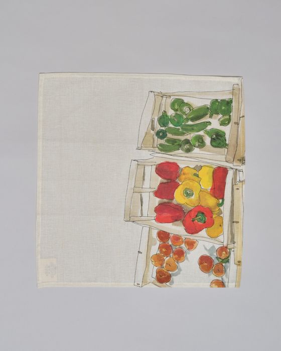Big Toms, Figs and Grapes & Peaches and Peppers Set of Napkins