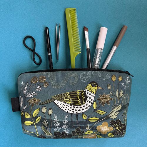 Bird Zippered Pouch