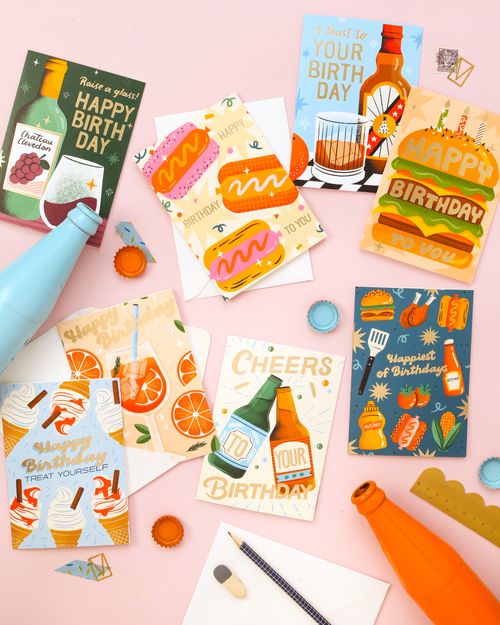 BBQ Eats - Men's Birthday Cards