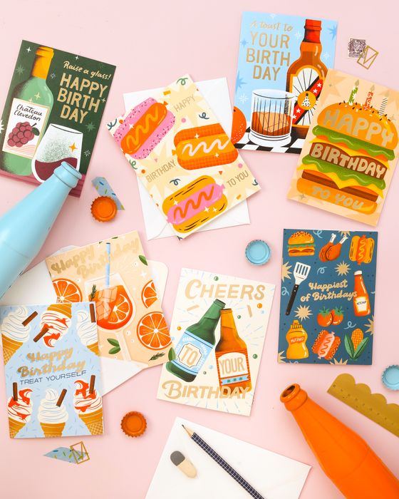 BBQ Eats - Men's Birthday Cards