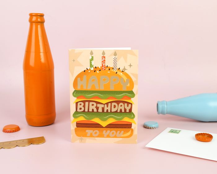 BBQ Eats - Men's Birthday Cards