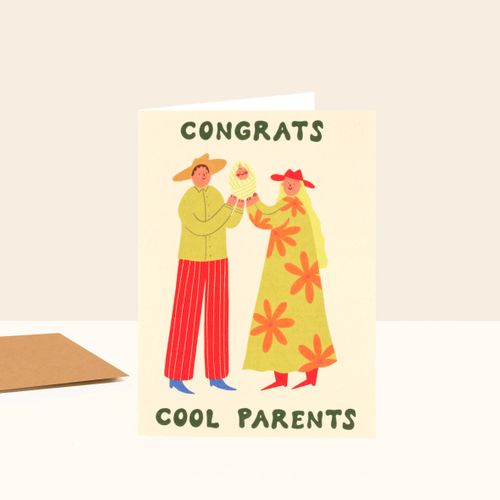 Congrats Cool Parents New Baby Card