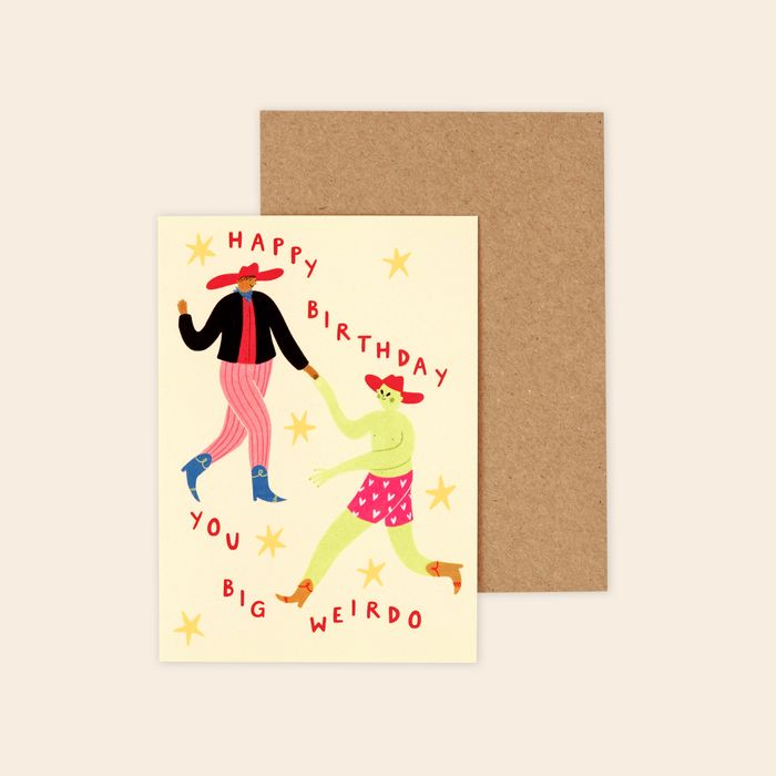 Big Weirdo Birthday Card