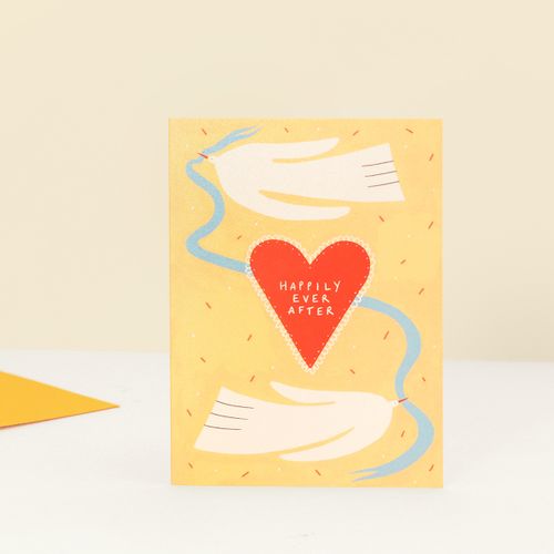 Happily Ever After Wedding Card