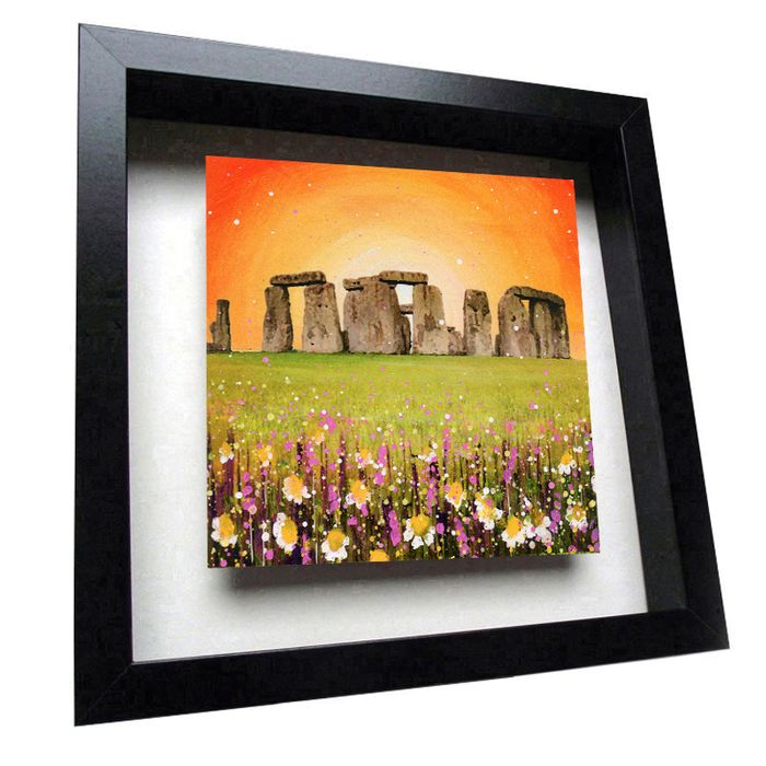 Stonehenge Framed Ceramic Tile