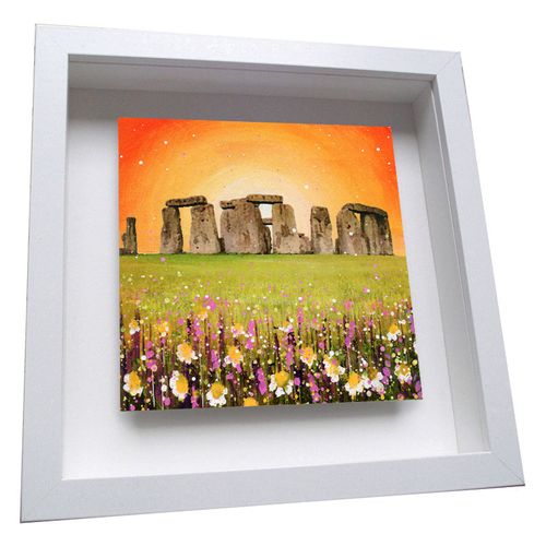 Stonehenge Framed Ceramic Tile
