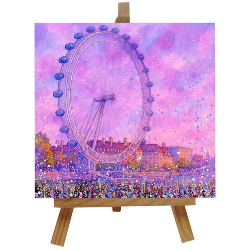 London Eye Tile with Easel