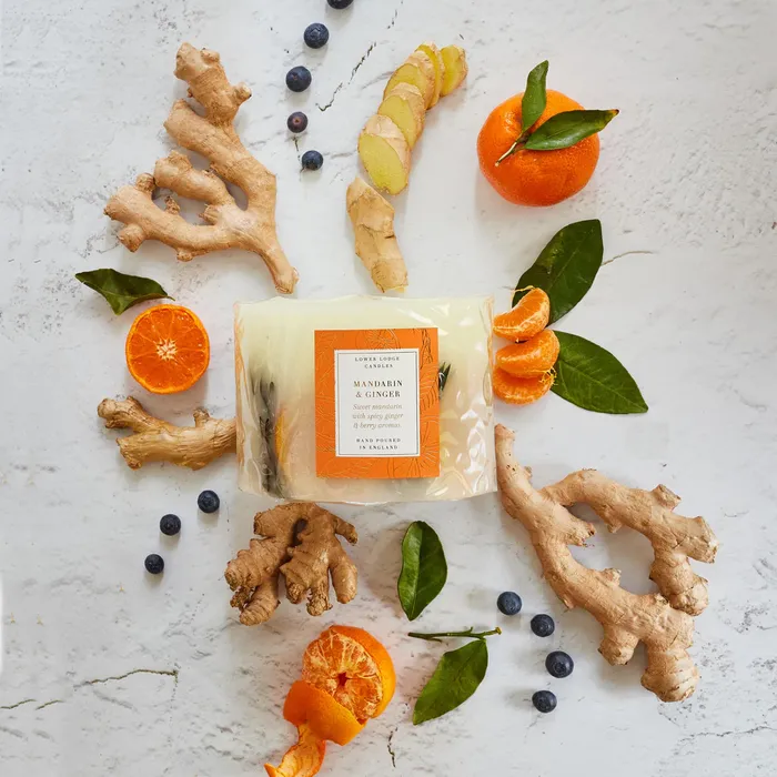 Mandarin and Ginger Large Scented Botanical Candle