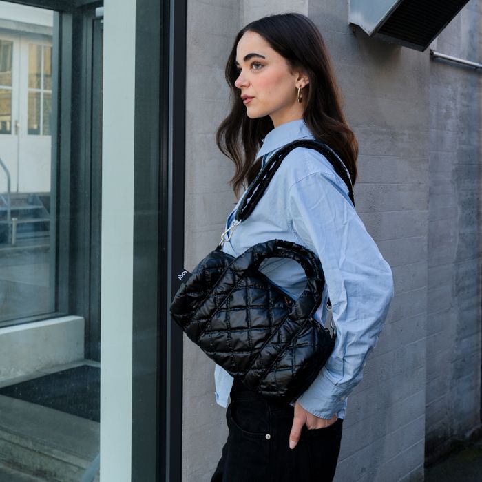 LOQI Puffy Black Bag