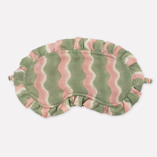 Organic Cotton Frill Eye Maks | Whirly | Mint