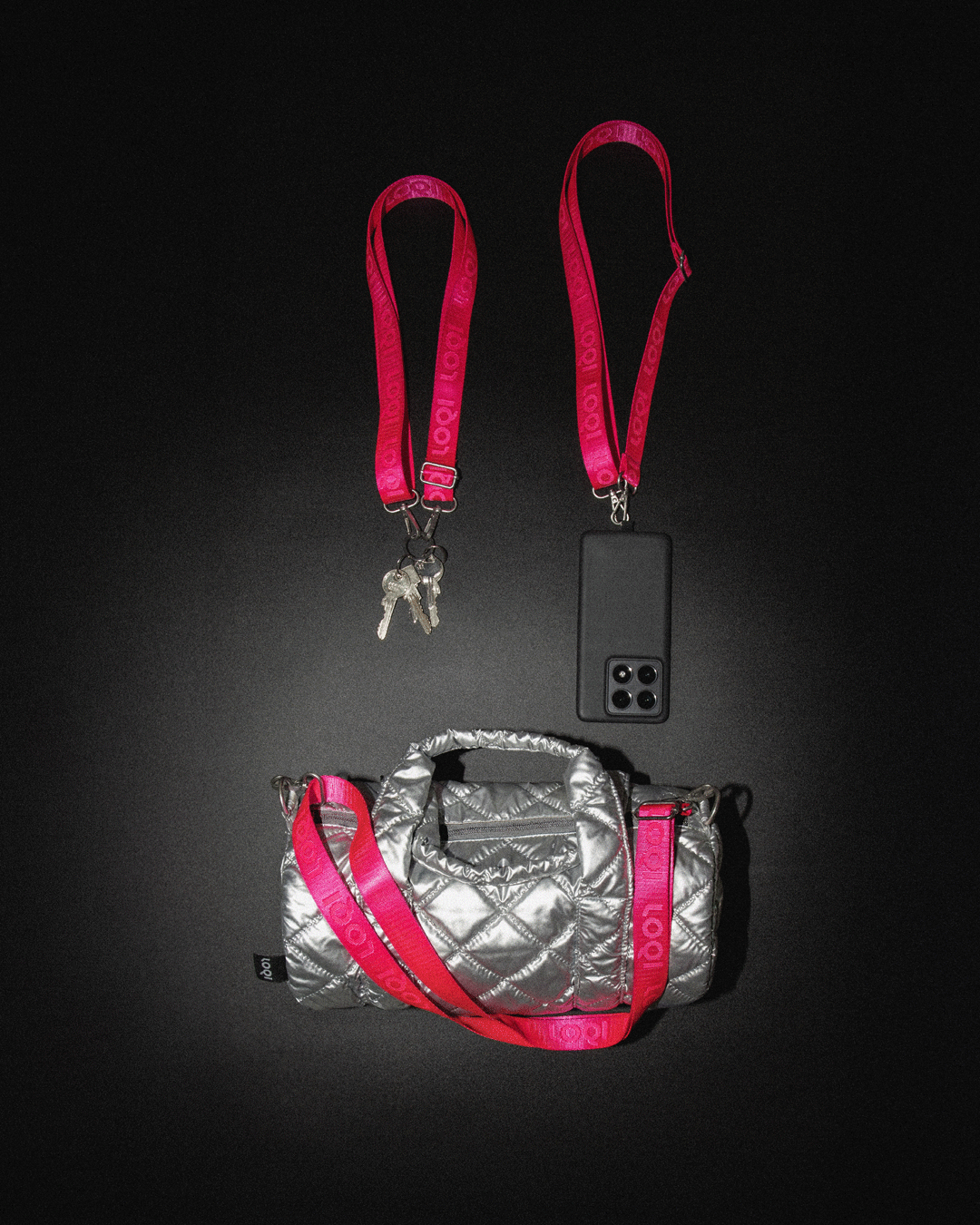 LOQI Weekender, Key Chain and Phone Strap