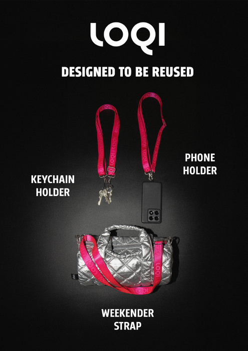 LOQI Weekender, Key Chain and Phone Strap