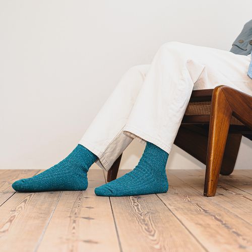 HEMP COTTON RIBBED SOCKS