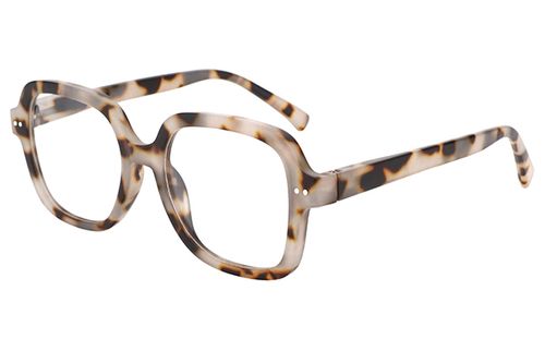 Reading Glasses 'Adrienne' Matt White Tortoiseshell