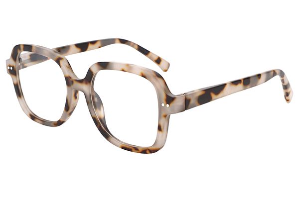 Reading Glasses 'Adrienne' Matt White Tortoiseshell