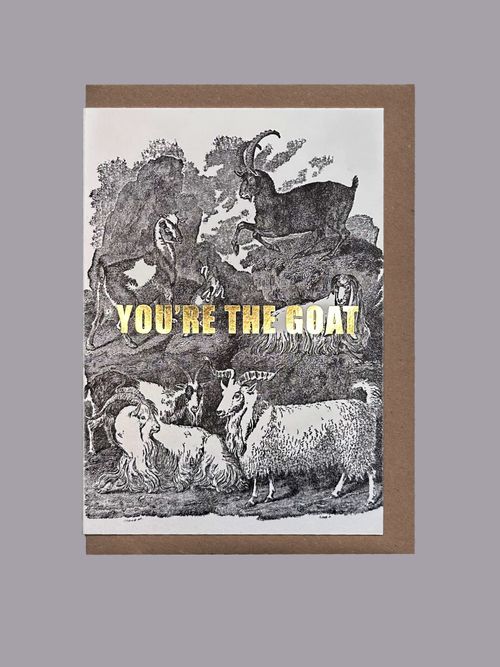 You're the GOAT Card