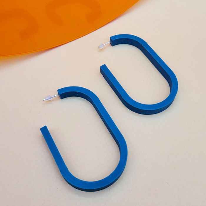 Large Oval Hoops