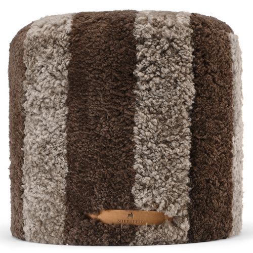 Randig pouffe
