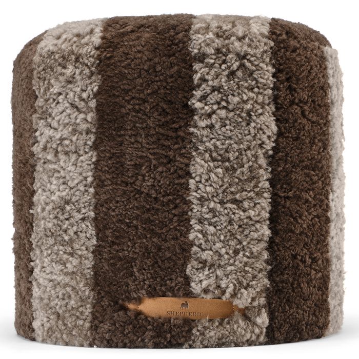 Randig pouffe