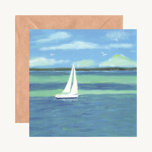 The Sailboat Greetings Card