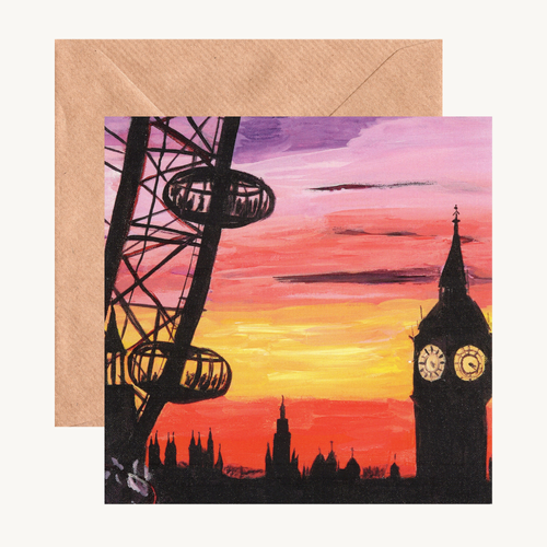 Eye On Big Ben Greetings Card