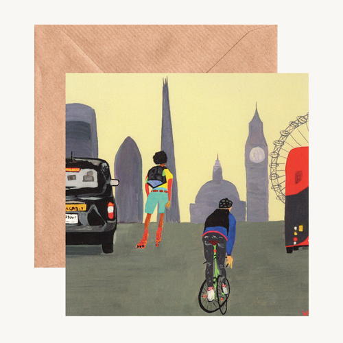 London Calling Greetings Card
