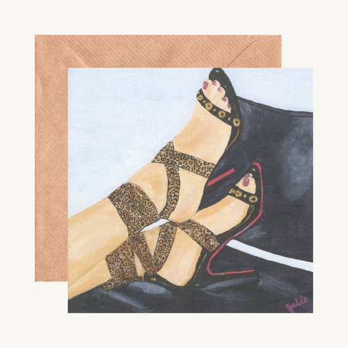 Heels Greetings Card