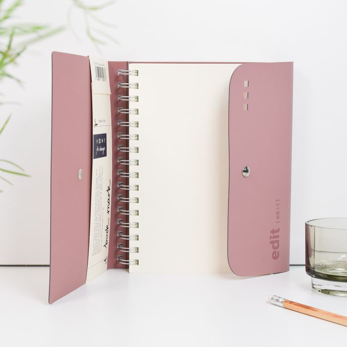 Luxury recycled leather wire-bound Folios