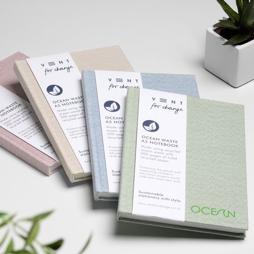 A5 Recycled Ocean Notebooks