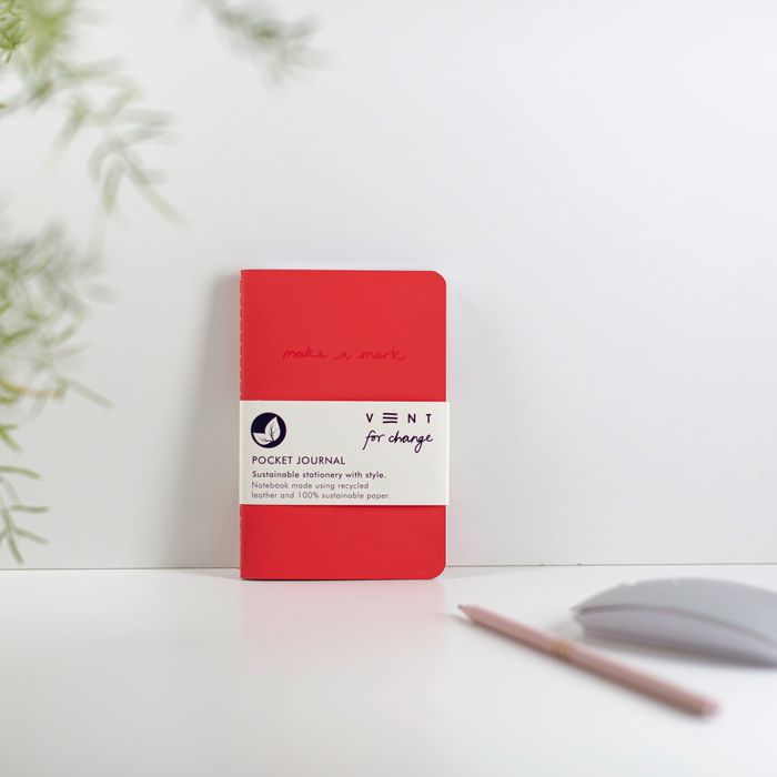 Make a Mark Recycled Leather A6 Notebooks