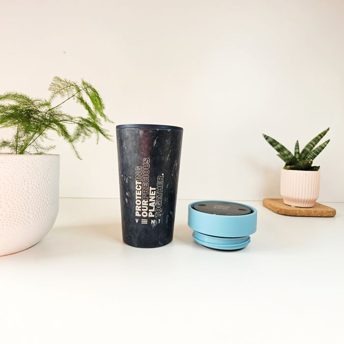 Recycled Travel Cups made from recycled Clothing & Fabrics