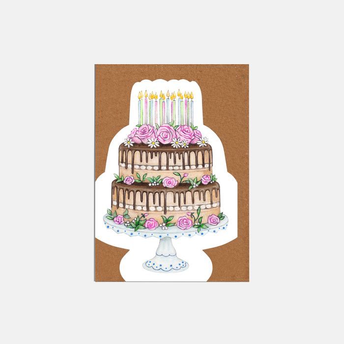 Die Cut Cake Cards