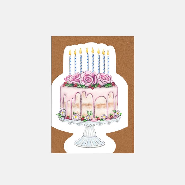 Die Cut Cake Cards