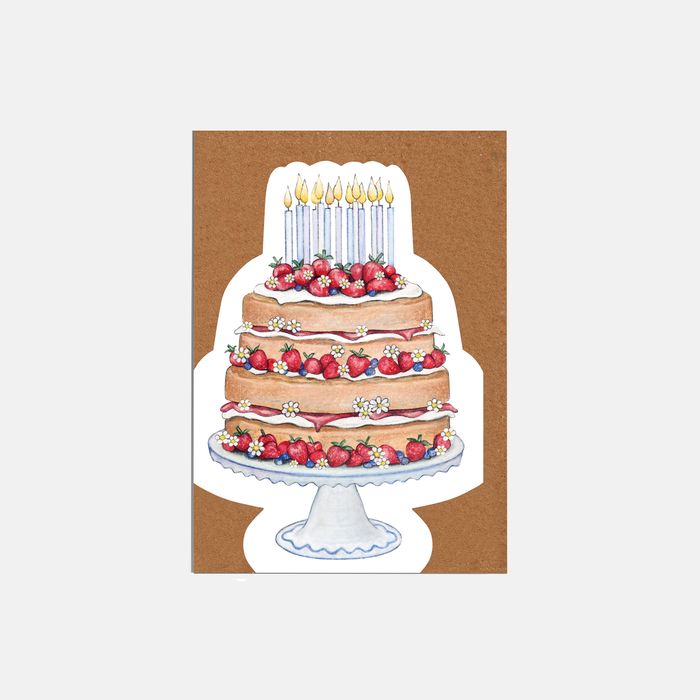 Die Cut Cake Cards