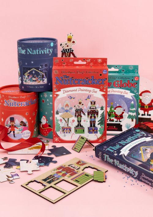 Christmas Puzzle & Diamond Painting Sets