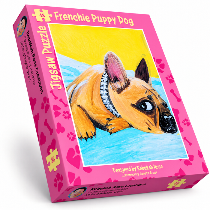 Jigsaw Puzzle: Frenchie Puppy Dog