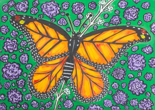  Fine Art Print: Orange Butterfly