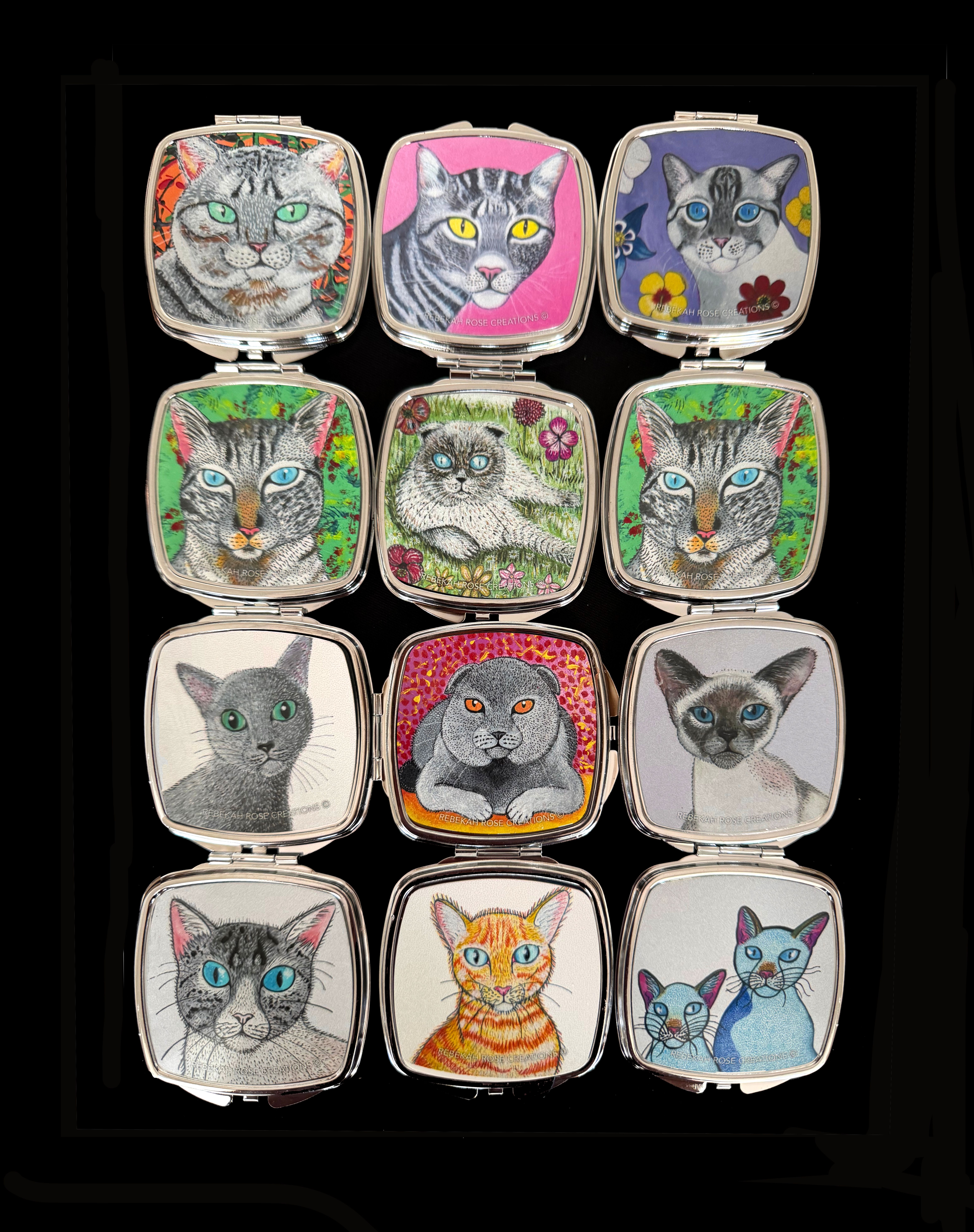 Quirky Compact Mirrors