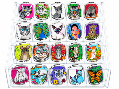 Rebekah Rose Quirky Compact Mirrors