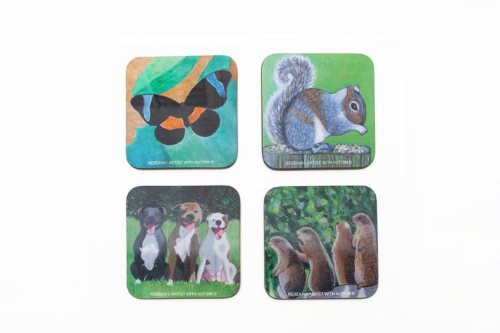 Rebekah Rose Coasters