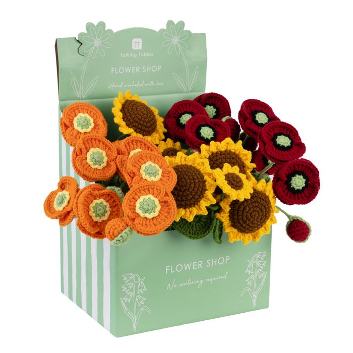 Handmade Autumnal Crochet Sprigs