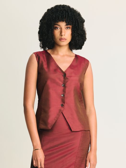 Mulberry Silk Vest