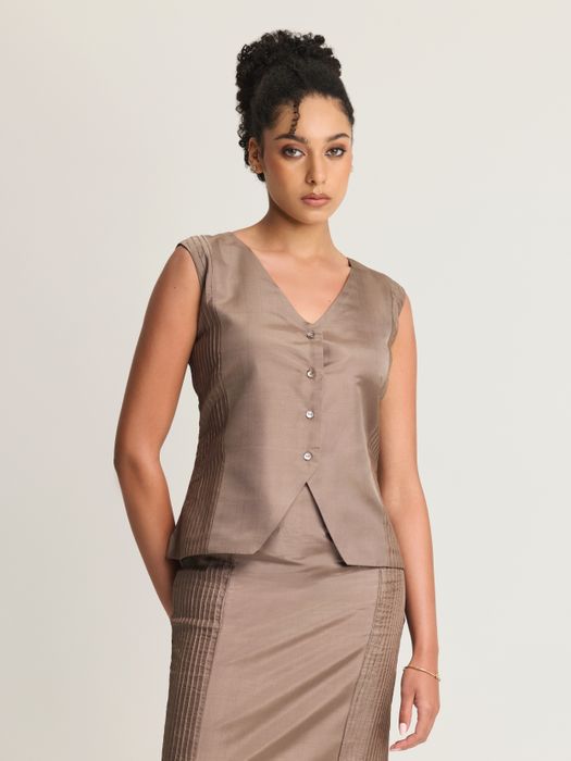 Mulberry Silk Vest