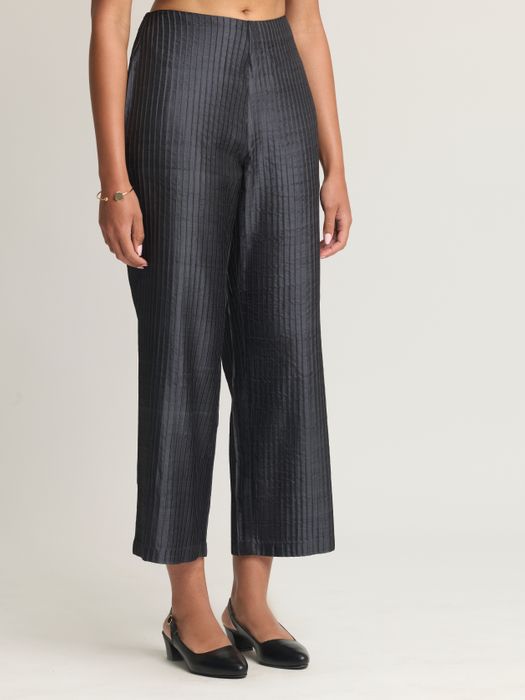 Mulberry Silk Pintuck Trousers
