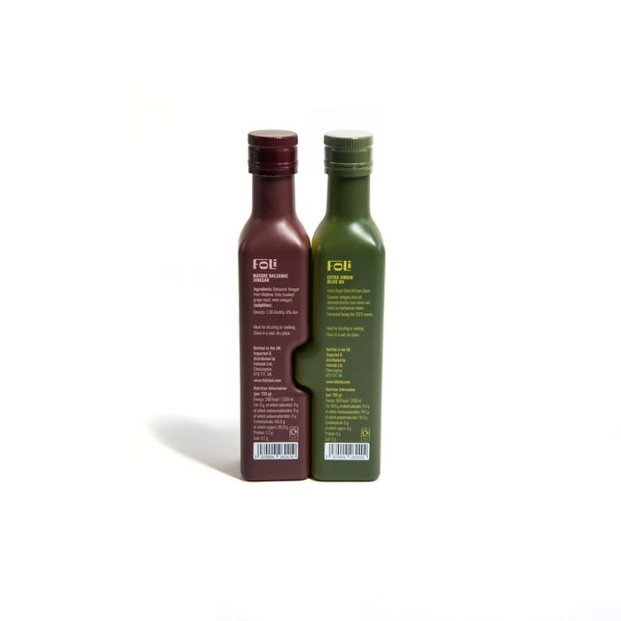 FOLI PREMIUM DRESSING DUO: Extra virgin olive oil 250ml & Mature Balsamic vinegar 230ml