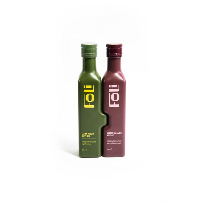 FOLI PREMIUM DRESSING DUO: Extra virgin olive oil 250ml & Mature Balsamic vinegar 230ml