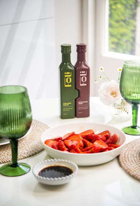 FOLI PREMIUM DRESSING DUO: Extra virgin olive oil 250ml & Mature Balsamic vinegar 230ml
